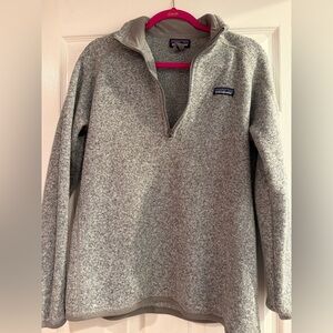Patagonia Light Gray Fleece Jacket